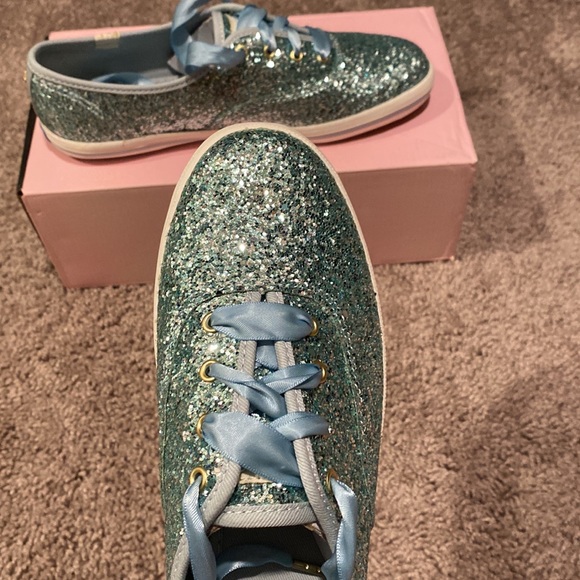 NWT Kate Spade x Keds Champion Glitter Shoes. Size 7.5 - Picture 6 of 6